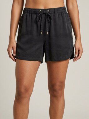 RW&CO 100% Lyocell Black Shorts